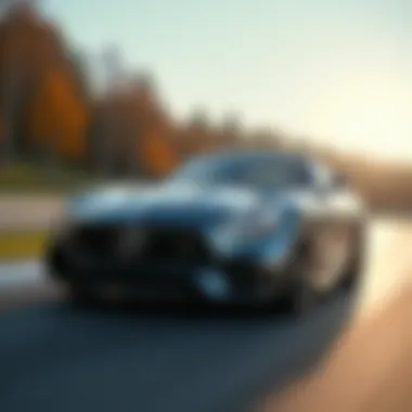 MG Sport Cars in Action High-performance MG sport car on a racetrack