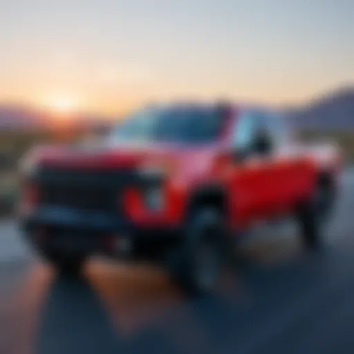 Vibrant hue of the 2021 Chevy Silverado 2500