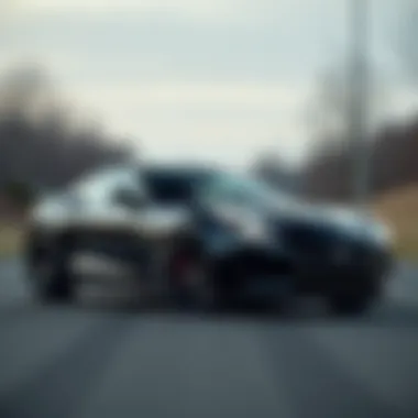 Side profile of the Jaguar F-Type Blacked Out emphasizing its aerodynamic lines